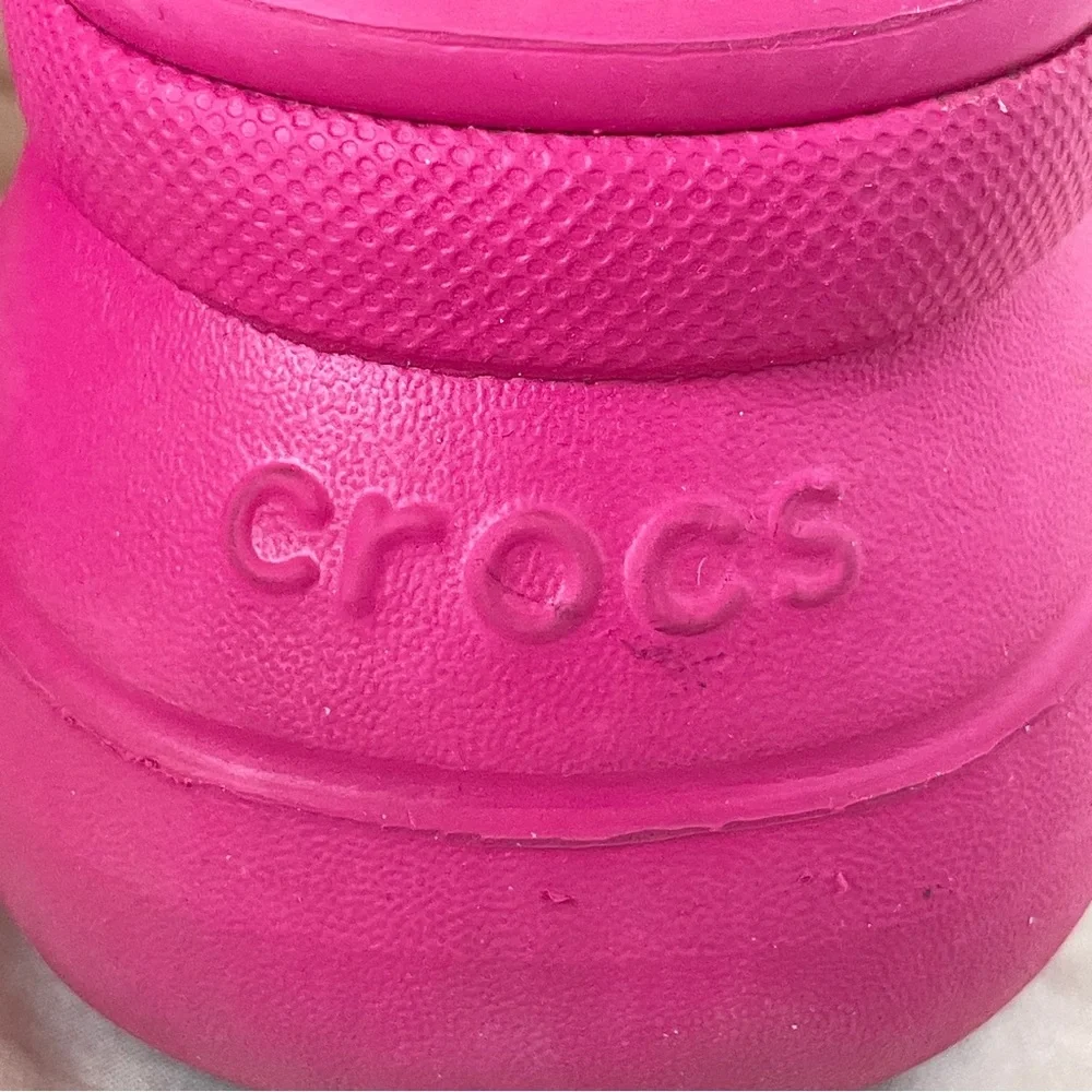 Crocs Classic Bae Clog BarbieCore Pink Platform Womens Festival Cartoon Comicon
